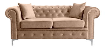 Canapea extensibilă de lux cu două locuri Rikaro (velvet 28) 