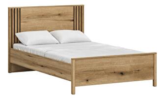 Pat de o persoană 120 cm Hemos (stejar evoke)