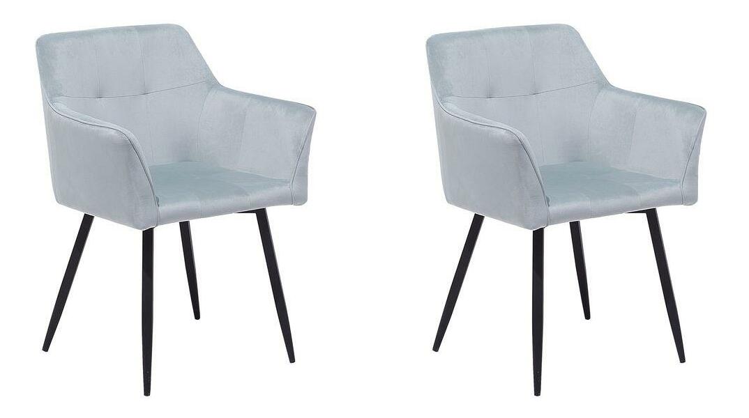 Set 2 buc scaune de sufragerie Jasminka (gri)