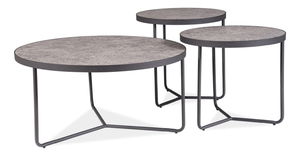 Dohányzóasztal szett Signal Dania (szürke)