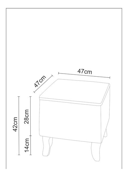 Tabure Utopia T (ljubičasta) *rasprodaja