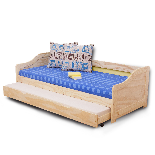 Széthúzható ágy 90 cm Laila (masszív, két ágyráccsal) *kiárusítás