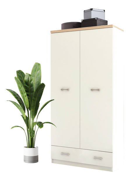 Ormar za garderobu Tianna (bijela)