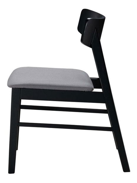 Blagovaonska stolica Paramore (crni hrast + svijetlosiva)