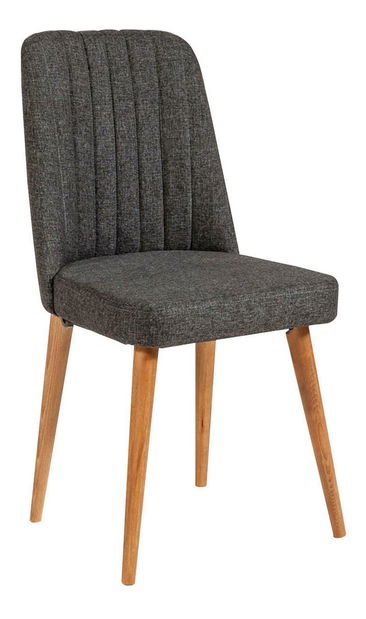 Set mobilier sufragerie Vlasta 5 (pin atlantic + alb + antracit) (pentru 4 persoane)