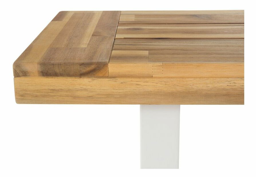 Záhradná lavička Scalia (hnedá + biela)