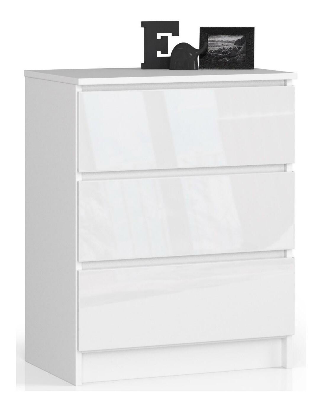 Komód Kalista II (fényes fehér)