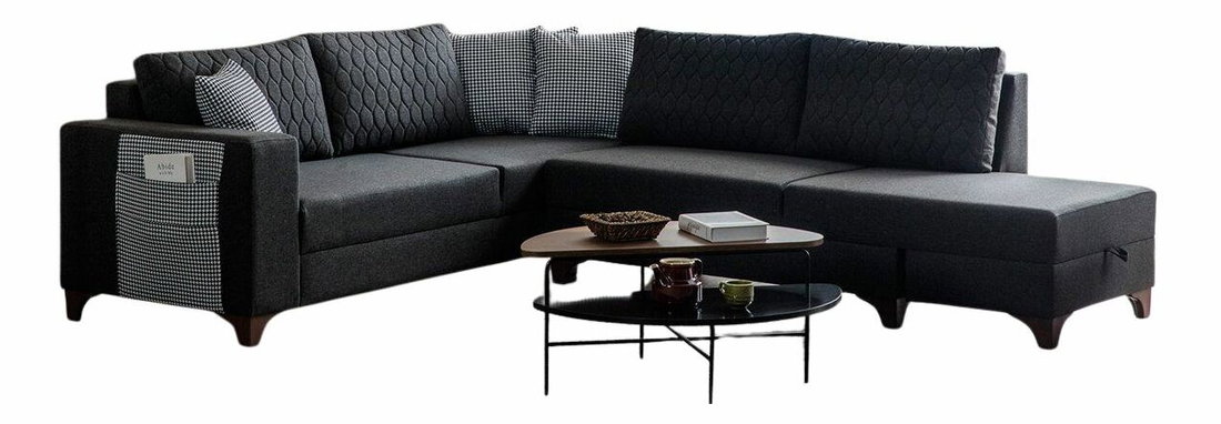 Rohová sedačka Lofty (antracit)