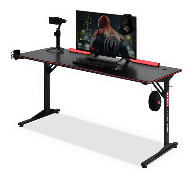 PC asztal Matts 160 (fekete)