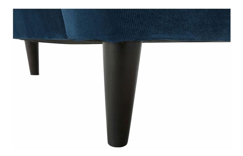 Fotoliu cu urechi Repetidas (albastru + nuc) 