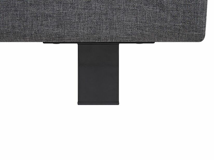 Manželská posteľ 160 cm ALVIA (s roštom) (sivá)