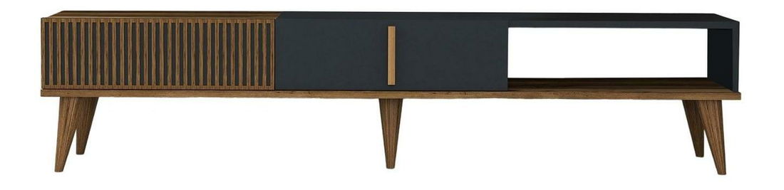 TV asztal/szekrény Tepeve (dió + antracit)