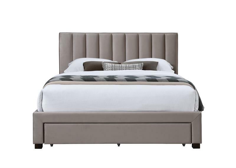 Manželská posteľ 160 cm Glen 160 (so zásuvkami) (béžová)