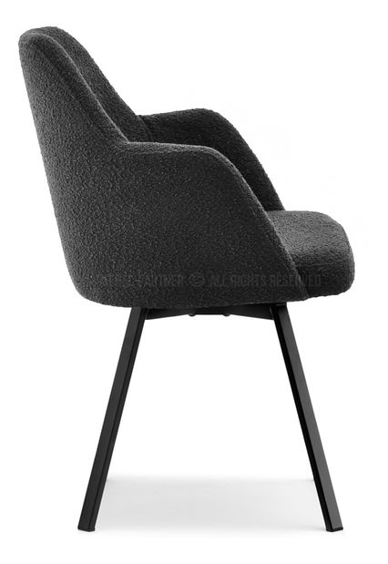 Jedálenská stolička Lejano (čierna)