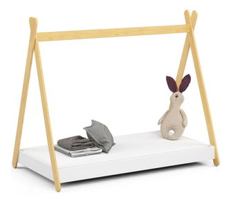 Pat pentru copii Graciela (Alb) (cu saltea)