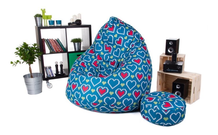 Sedací vak Sang XXXXXL (podnožka ZADARMO) (TD 483)