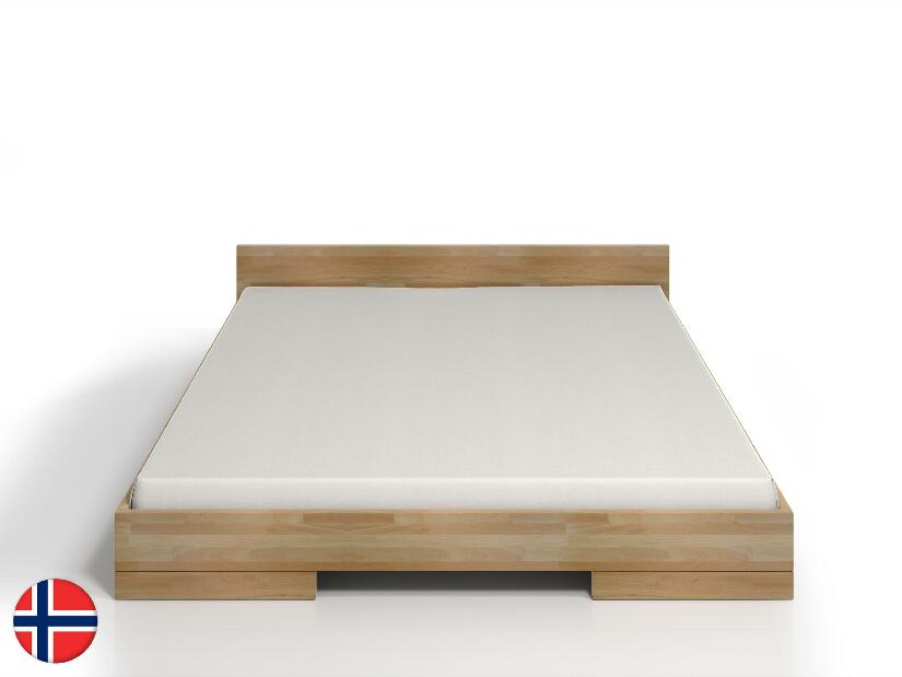 Manželská posteľ 200 cm Naturlig Stalander Long (buk) (s roštom)