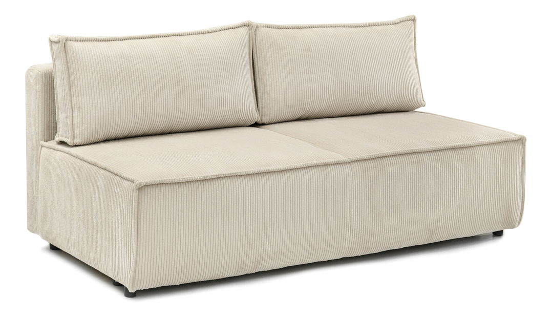 Pohovka dvojsedačka Nazismo (béžová + čierna)