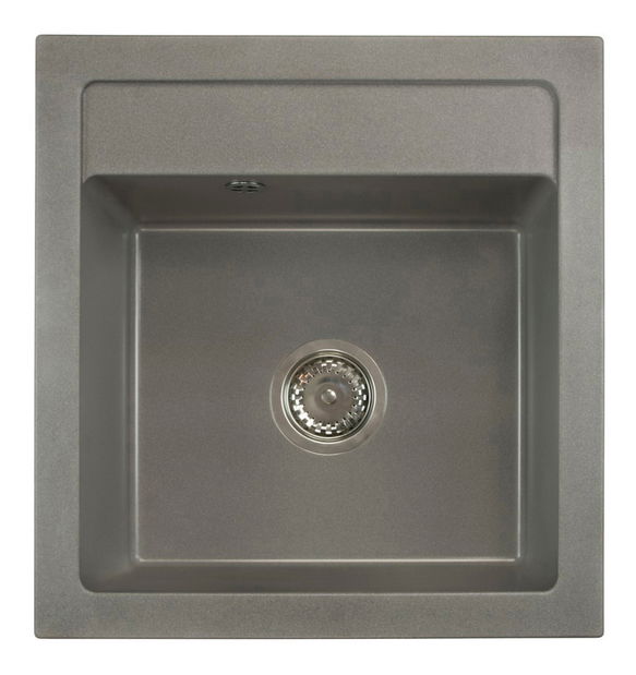 Kuchynský drez Borodus (sivá) (bez otvoru pre batériu)