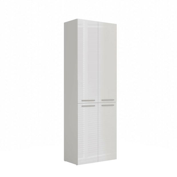 Kúpeľňová skrinka Neltossa 3 (lesk biely)