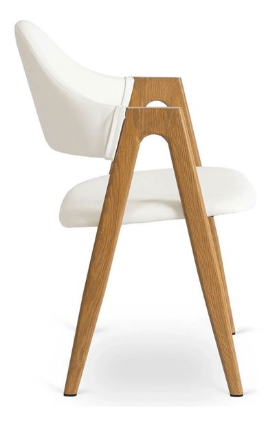 Scaun sufragerie Walsh (alb) 