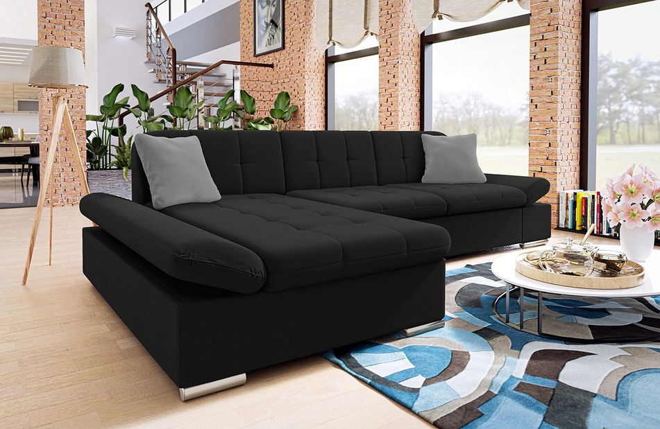 Sarokkanapé garnitúra Makalu (grafitszürke)