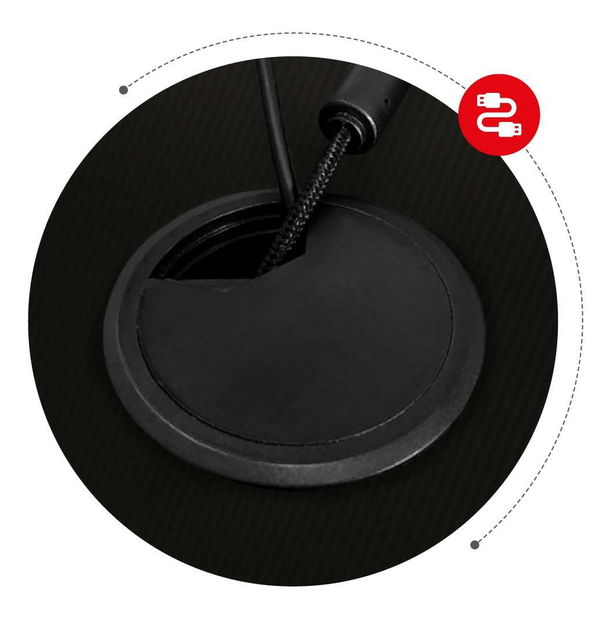 PC stolík Hyperion 4.7 (čierna)