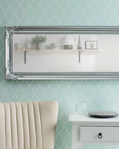 Oglindă de perete Barnabas (argintiu)