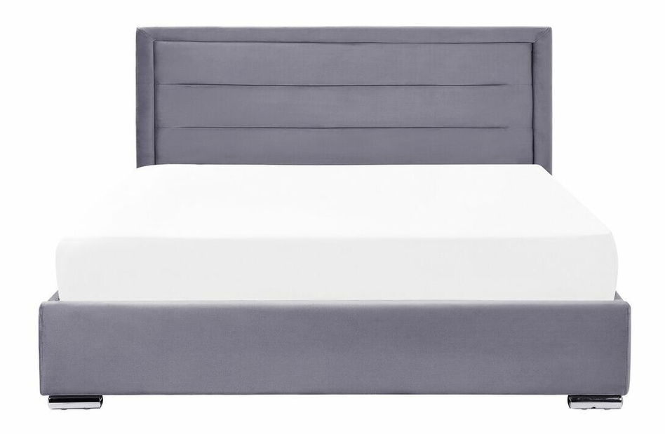 Franciaágy 180 cm Vardiel (szürke) (ágyráccsal)