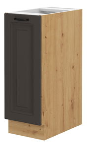 Dulap inferior pentru coș Sheila 30 D CARGO BB (stejar artisan + grafit)