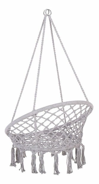 Závesné kreslo Gideon (sivá)