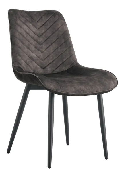 Blagovaonska stolica Zaino Typ 2 J19-UF912-07B (smeđa + crna)