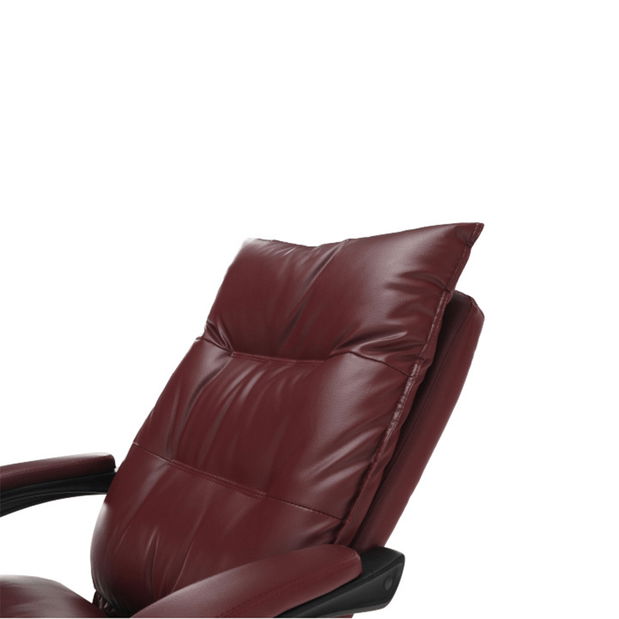 Kancelárske kreslo s podnožkou Drann (bordová)