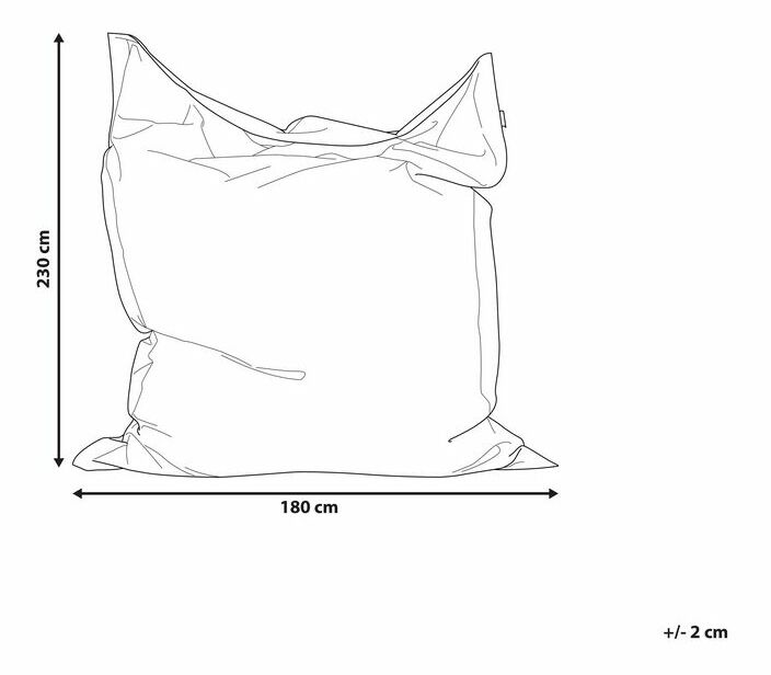 Husă pentru fotoliu puf 180 x 230 cm Fiamma (albastru)