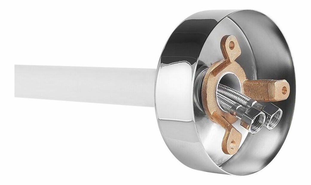 Vodovodná batéria Tamala (biela chrómovaná) 