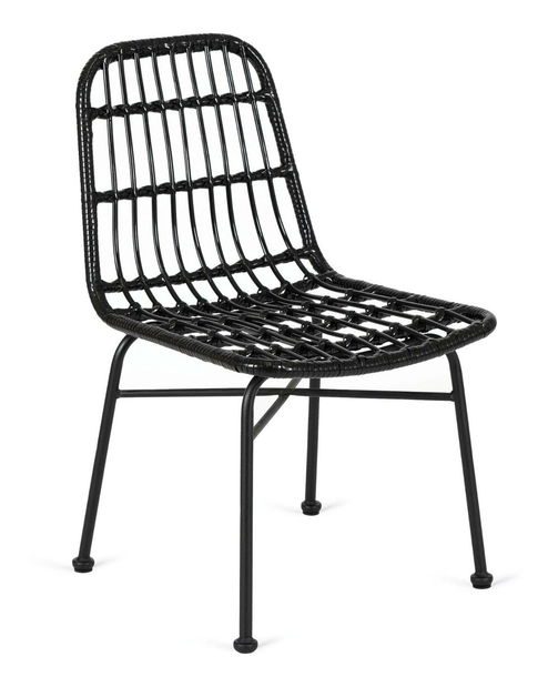 Set mobilier de grădină Fabricaria (negru) (pentru 4 persoane)