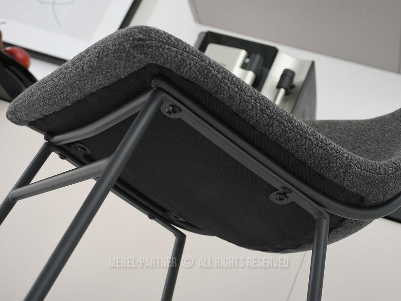 Stolica Sara (tamni grafit + crna)