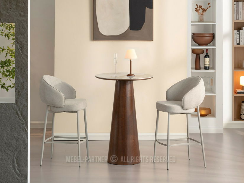 Scaun bar Ravelianto (bej + gri)