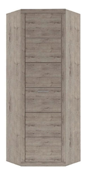 Dulap de haine de colț Oscroft 1D (Stejar san remo)