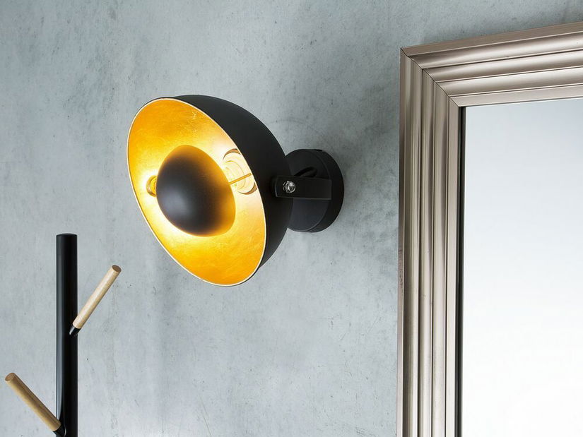 Nástenná lampa Theos Ii (čierna)