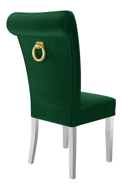 Étkezőszék Samanta (sötétzöld + fehér + arany)
