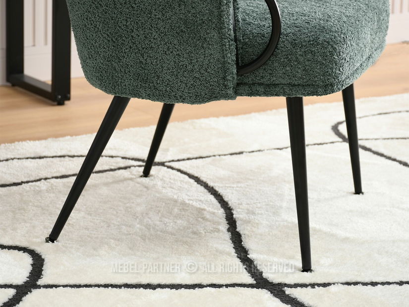 Kreslo Carma F (zelená + čierna)