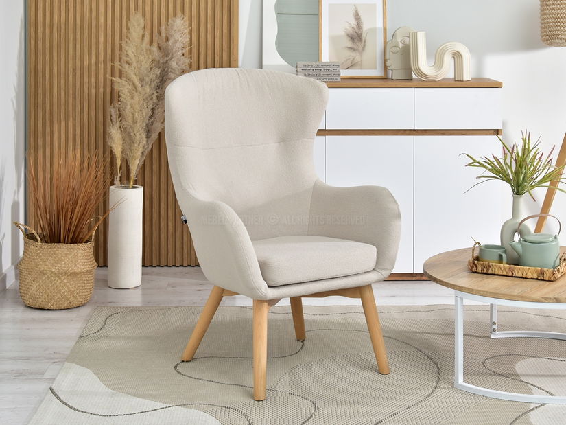 Fotelja Leto (bež + crna)