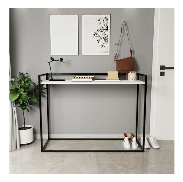 Konzolový stolík Isis (biela)