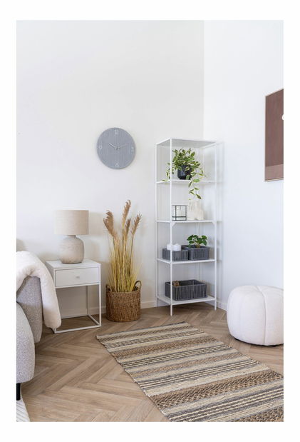 Taburetka Perlina ( sivobiela)