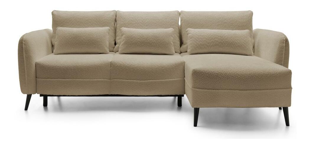 Colțar Eilish (D) (bej deschis + negru)