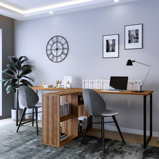 PC asztal Lou (dió)