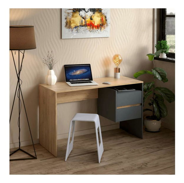PC stolić Titanes (hrast artisan + grafit) *rasprodaja