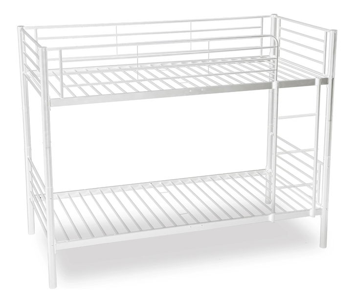 Dječji krevet na kat 90 cm Riverside (bijela) (s podnicom)