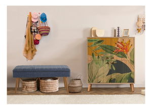 Predsoblje Maluxe Saka (hrast sonoma + tamnoplava)